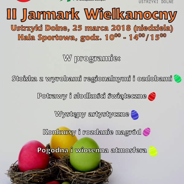 Zbliża się II Jarmark Wielkanocny w Ustrzykach Dolnych!